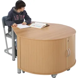 höhenverstellbarer Trapeztisch