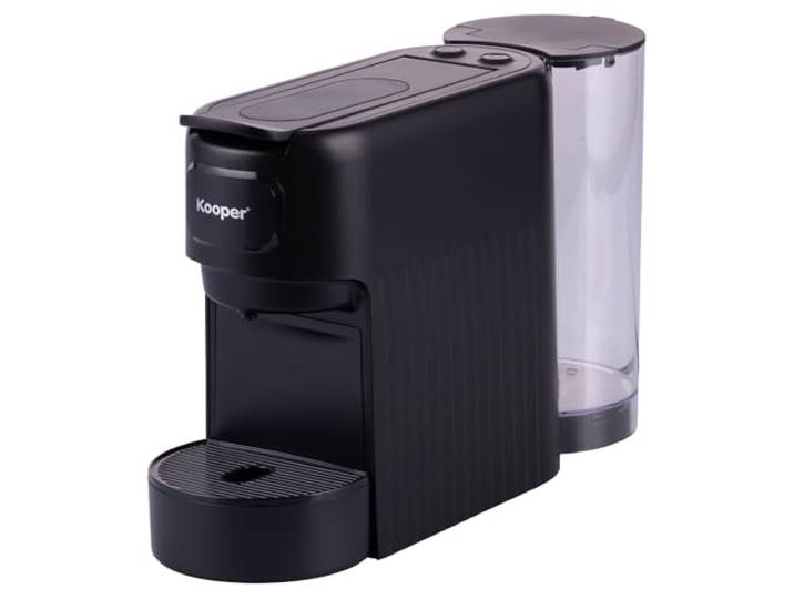 Kooper Espressomaschine mit schwarzen Pads, 1350 W