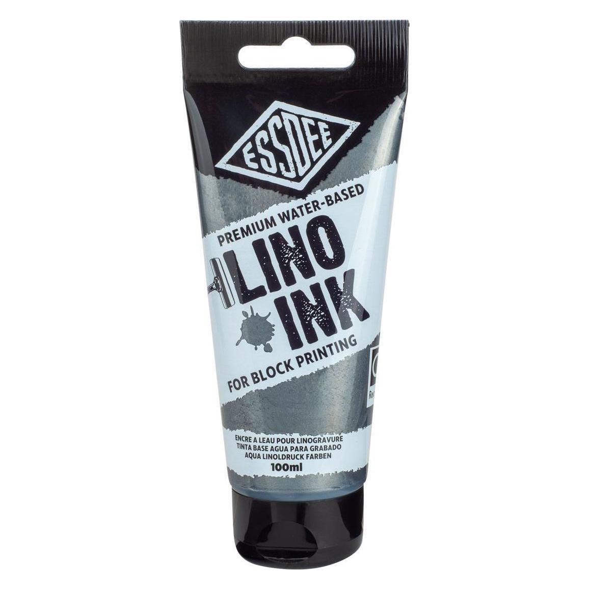 Essdee Linoldruckfarbe Metallic Silber 100ml (100 ml) (LPI/14R100)