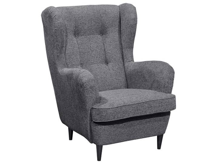 Livetastic Ohrensessel Lesesessel, Anthrazit, 78x102x98 cm, Made in EU, Wohnzimmer, Sessel, Ohrensessel
