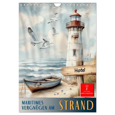 Maritimes Vergnügen am Strand (Wandkalender 2026 DIN A4 hoch), CALVENDO Monatskalender