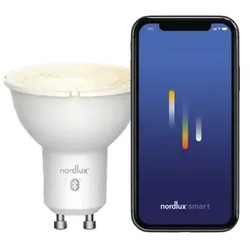 Nordlux Smart GU10 Leuchtmittel dimmbar angenehmes Licht 4,7W wie 50W 2700K warmweiß - Smart Home System Bluetooth, WLAN