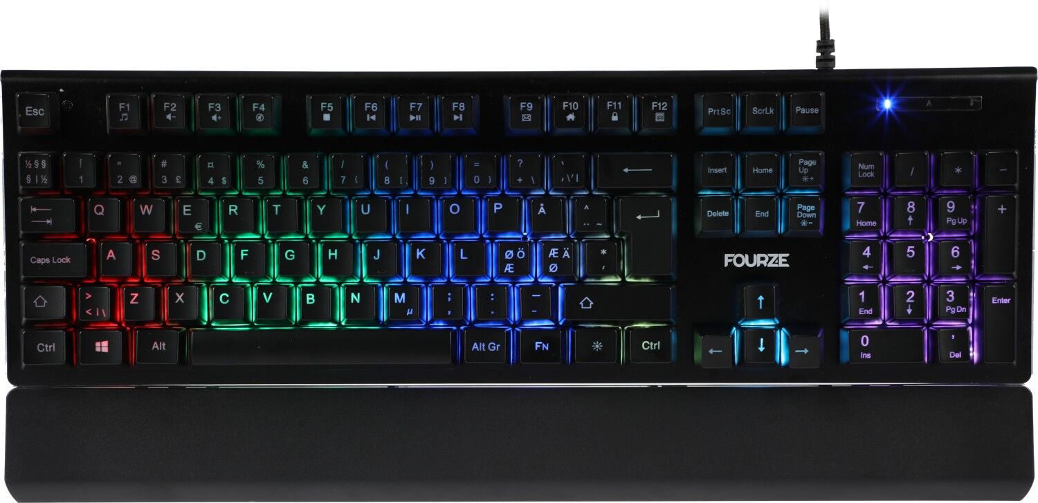 Fourze GK100 semi-mekaniskt RGB-gaming-tangentbord