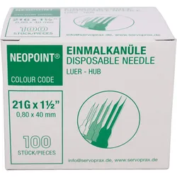 Kanüle Neopoint Nr. 2 0.80x40 100 ST