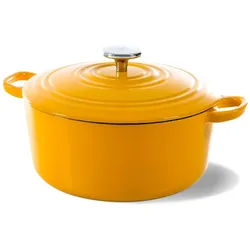 BK Bourgogne stoofpot Sunny Yellow 24cm, Pfanne + Kochtopf, Gelb
