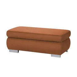 Lounge Collection XXL-Hocker  Kathrin ¦ orange ¦ Maße (cm): B: 129 H: 47 T: 64.0