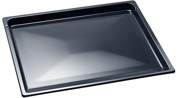 Backblech MIELE "HBB 51 x", grau (grau, schwarz), Edelstahl, Backbleche, Backblech grau, schwarz Einheitsgröße