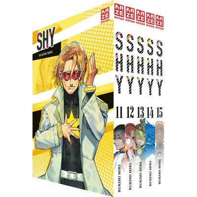 SHY – Band 11-15 im Sammelschuber, Taschenbuch von Bukimi Miki, Kazé, 978-2-88951-505-9
