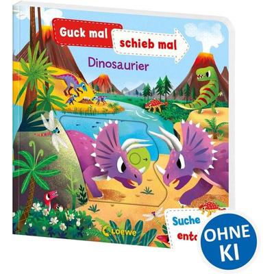 Guck mal, schieb mal! Suche und entdecke - Dinosaurier, Gebundene Ausgabe von , Loewe, 978-3-7432-0125-5