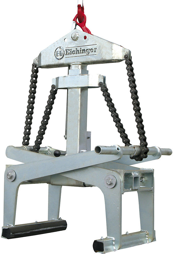Fertigteilzange, Greifbereich 100 - 1200 mm, Tragfähigkeit 1500 kg, verzinkt Eichinger