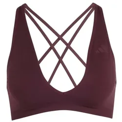 adidas Workout Essentials Knit Light Support Sport BH Damen - mar