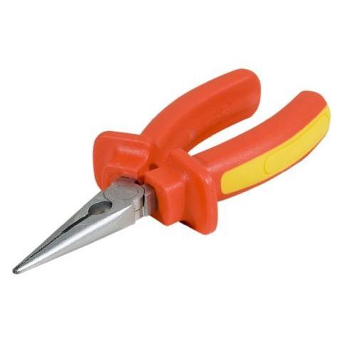 Exertis Connect Flachrundzange mit Schneide für Elektriker für alle gängigen Elektroarbeiten (170 mm) (815614)
