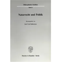 Naturrecht und Politik., Fachbücher