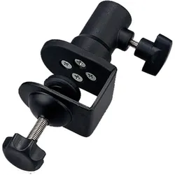 Falcon Eyes Regalklemme + Spigothalterung CL-35FL, Studioausrüstung Zubehör, Schwarz