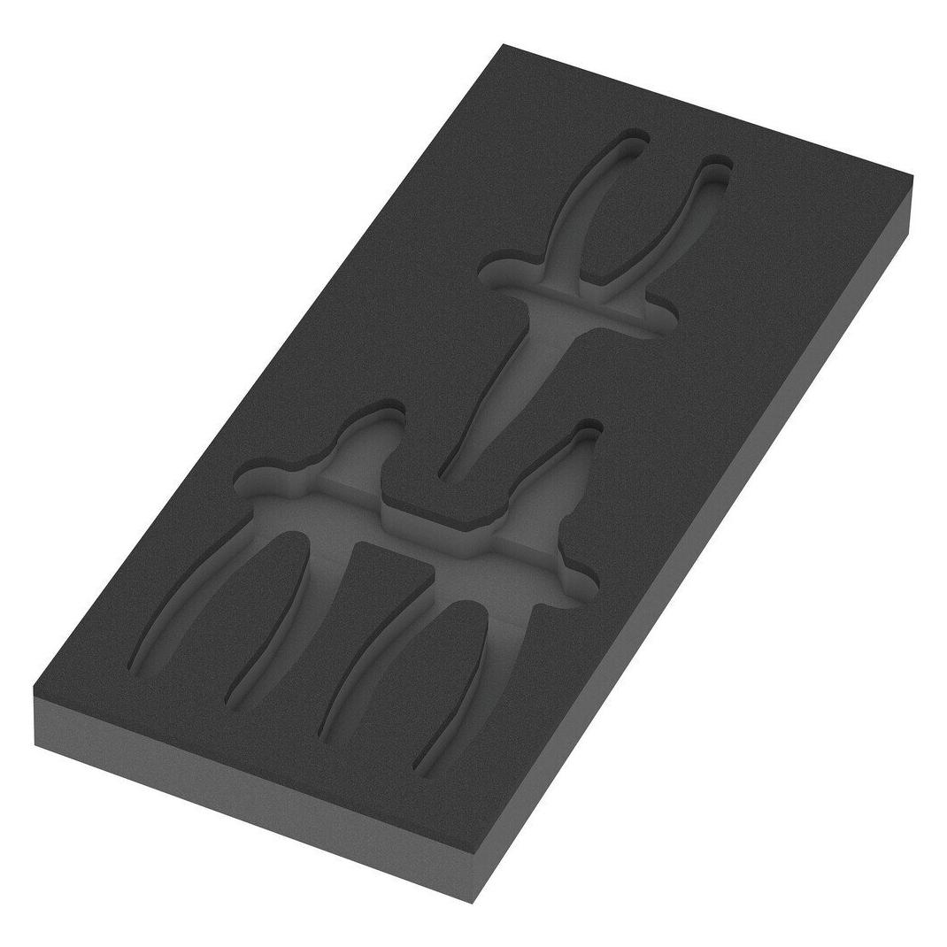 Wera Schaufstoffeinlage KNIPEX Zangen Set VDE 1 (05137384001)