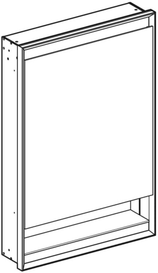 Geberit Spiegelschrank One 60x90x15cm, m N, 1 T, An re, Alu elox. (505821001)