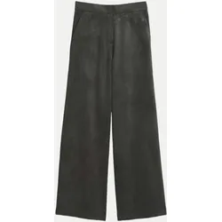 Wide-Leg Cordhose Catsby Schwarz 34