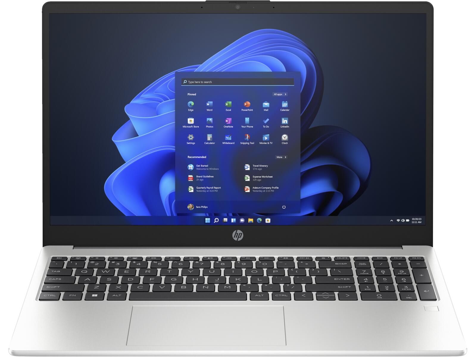 HP Inc. HP 250 G10 Intel® Core™ i7-1355U Notebook 39,6 cm (15,6") B2MM8ES#ABD