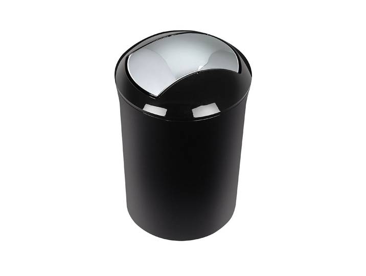 Spirella Abfalleimer Sydney Schwarz 30 cm 5 l