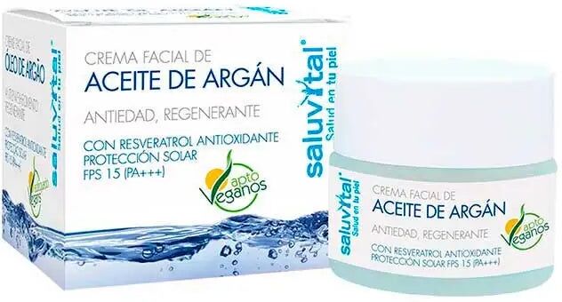 SALUVITAL Aceite De Argán Crema Facial Antiedad