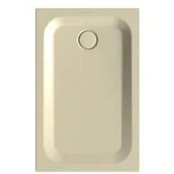 Bette BetteUltra Duschwanne 8725-441PLUS 110x70x3,5cm, Glasur, cream
