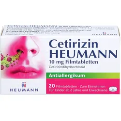 Cetirizin Heumann 10mg Filmtabletten 20 ST