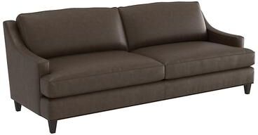 Cameron Leather Sofa - Taupe Leather, Taupe Latte - Ballard Designs