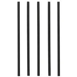 Starpak 1200 Mehrweg-Shake-Halme PP Ø 8 mm · 25 cm schwarz