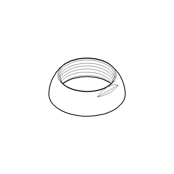 Dornbracht Haube M30x1 Meta02 pl. matt 092830008-06 mm Platin gebürstet