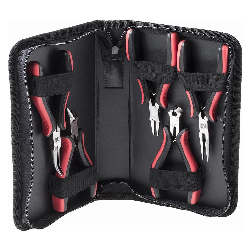 RS PRO 5pcs mini pliers set zipper bag (300 mm) (8473819)