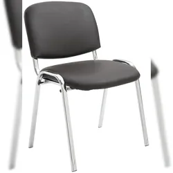 CLP Stuhl Ken Chrom Kunstleder braun