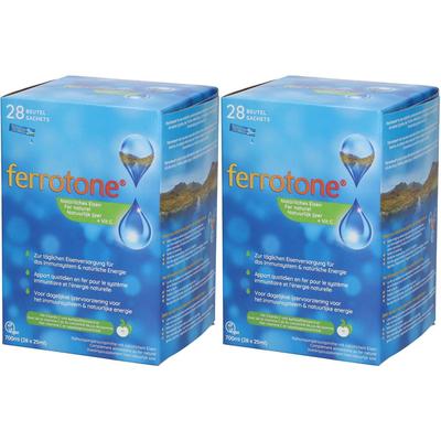 ferrotone Natürliches Eisen Apfel Doppelpack 2x28x25 ml Beutel