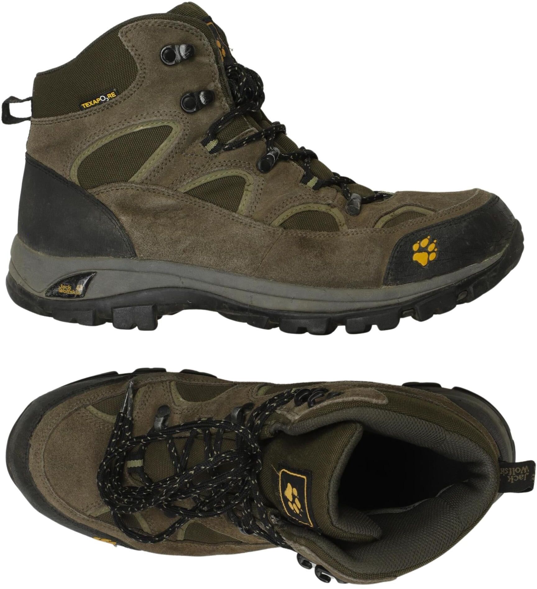 Jack Wolfskin Herren Stiefel, Grün, Gr. EU 42.5, Tex / Membran - Second Hand