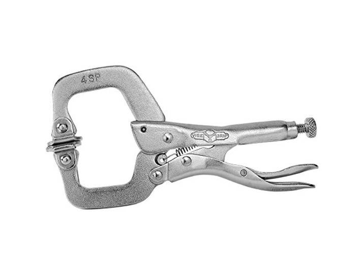 Irwin T165EL4 Pince-étaux 100 mm avec mors mobiles Argent