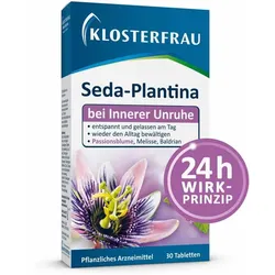 KLOSTERFRAU Seda-Plantina Innere Ruhe 30 St Überzogene Tabletten