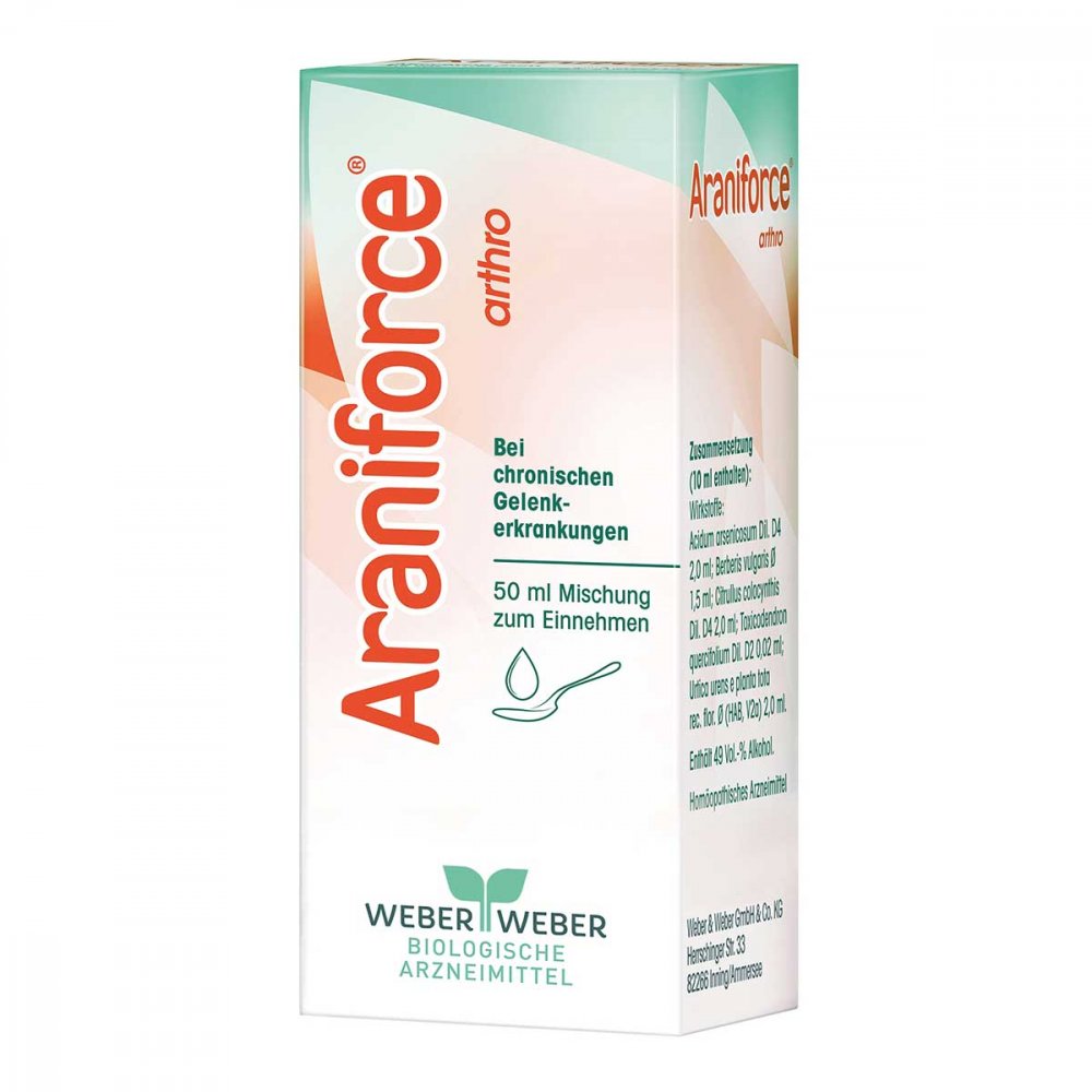 WEBER & WEBER GmbH Araniforce arthro Tropfen zum Einnehmen 09466970