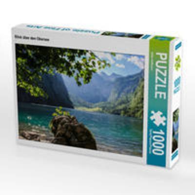 CALVENDO Puzzle Blick über den Obersee | 1000 Teile Lege-Größe 64x48cm Foto-Puzzle für glückliche Stunden
