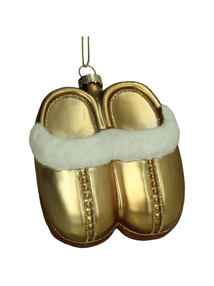 Kersten Baumschmuck "Cozy Slippers" in Beige - (H)10 cm - onesize