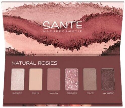 Naturcosmetika Eyeshadow Palette 6 Colors Natural Rosies 6 gr