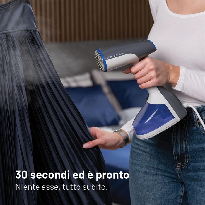 Imetec Ferro Da Stiro Verticale Steam Easy Express-bianco, Grigio, Blu