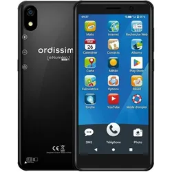 Ordissimo LeNuméro2 Mini (32 GB, Schwarz, 5.45", Single SIM, 4G), Smartphone, Schwarz