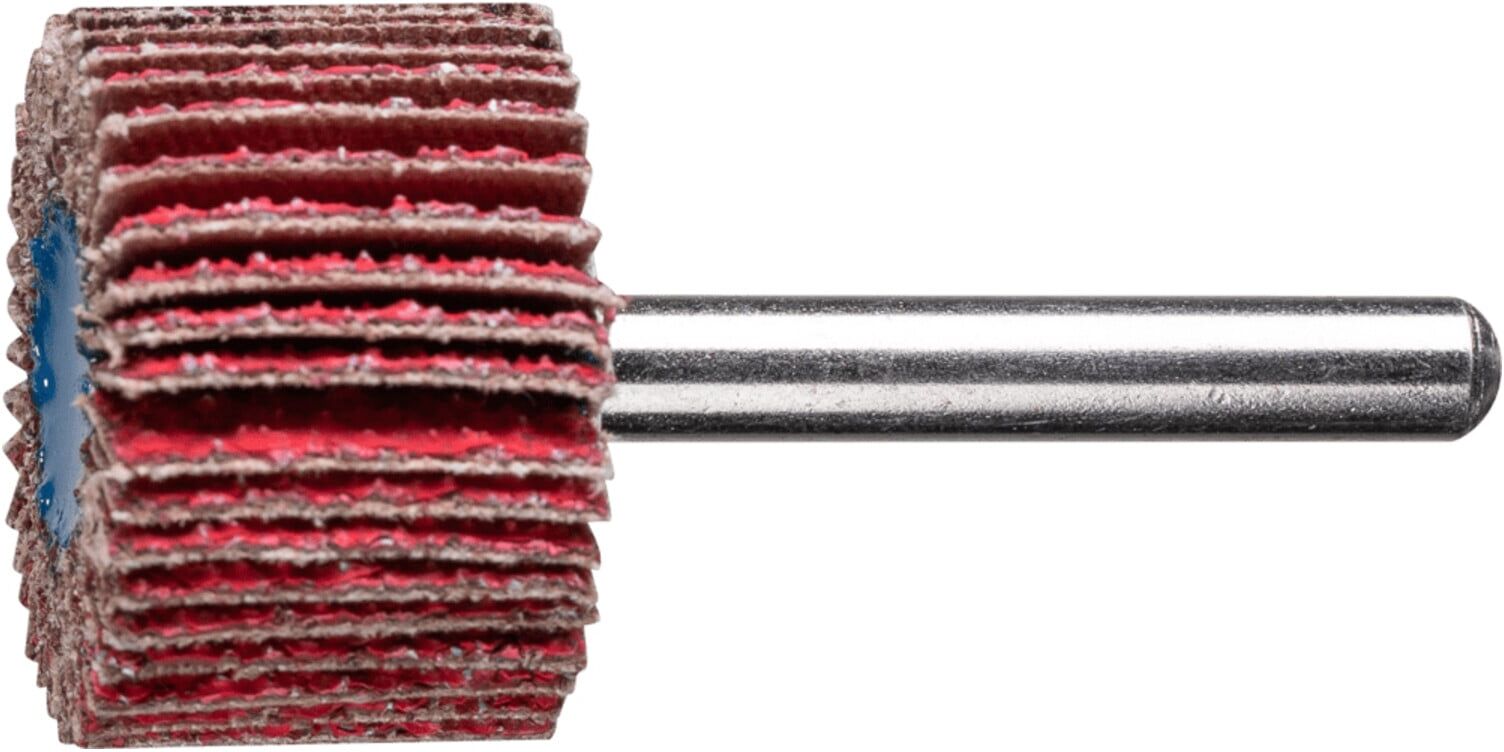 PFERD TOOLS Keramikkorn Fächerschleifer F Ø 30x20mm Schaft-Ø 6 mm CO-COOL40 hoher Abtrag auf Edelstahl (47802244)