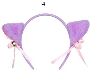 Uplift Essentials Cute Lace Black Cat Ears Headband Sexy Cosplay & Party Hair Accessory style 4