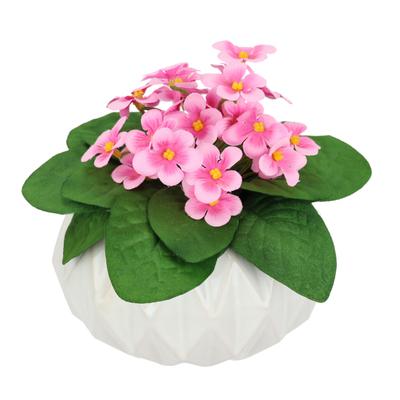 Kunstblume I.GE.A. "Veilchen in Schale", rosa, H:20cm, Kunstpflanzen