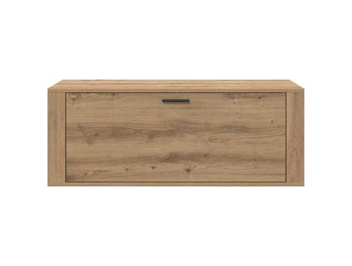 Elégant Meuble à chaussures Marron - Cabinet à chaussures chêne artisanal 100x35x38cm PRO8940941972351