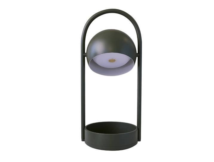 FRANDSEN LED Tischlampe Ball Portable, dimmbar, grün, für Wohn- / Esszimmer, Metall, Design, LED Tischlampe