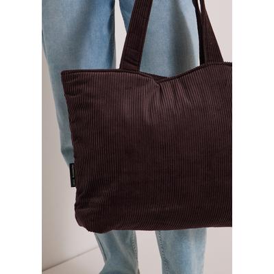 Shopper CECIL, Damen, braun (berry rot), Stoff, Baumwolle, Taschen Shopper, Basic