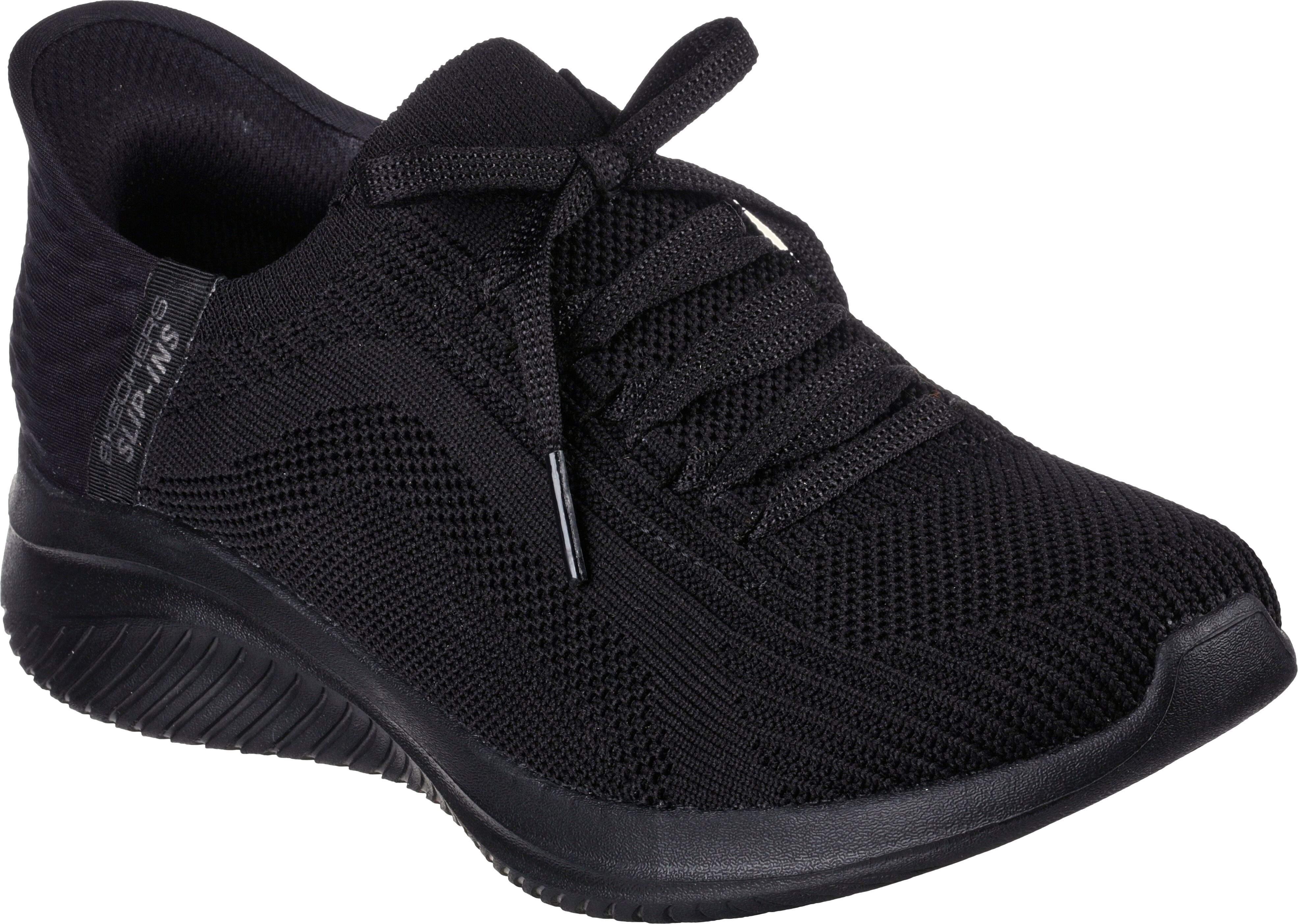 Slip-On Sneaker SKECHERS "ULTRA FLEX 3.0", Damen, Gr. 35, schwarz, Textil, Schuhe Slip-On Sneaker, Slipper, Freizeitschuh mit Slip Ins-Funktion für leichten Einschlupf