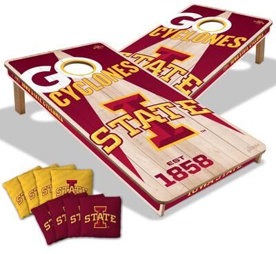 Skip's Garage Iowa State Cyclones NCAA 2x4 Cornhole Board Set