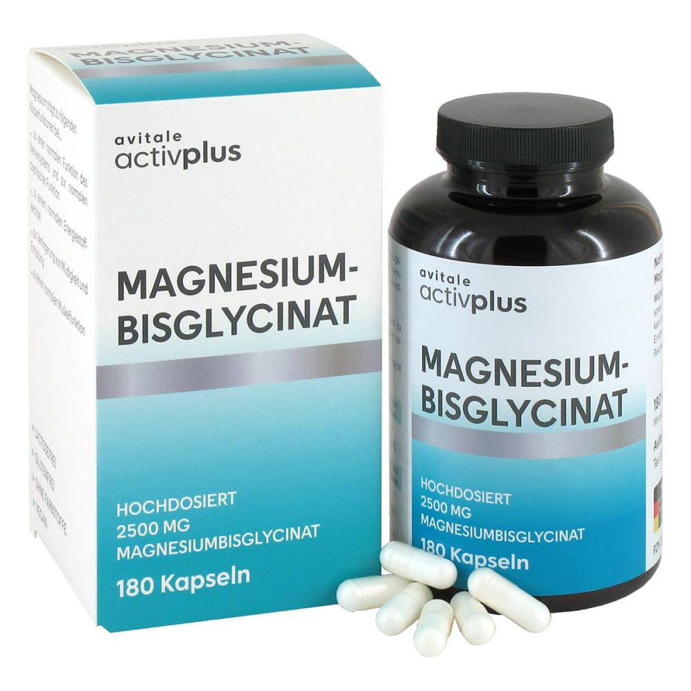 Avitale GmbH Activplus Magnesiumbisglycinat 300 mg Kapseln 20409978